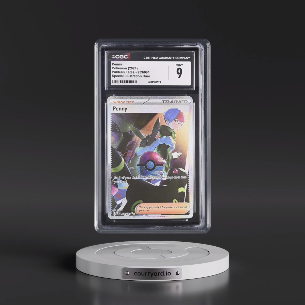 2024 Paldean Fates - PAF EN Penny - Special Illustration Rare (Holo) #239/091 CGC 9