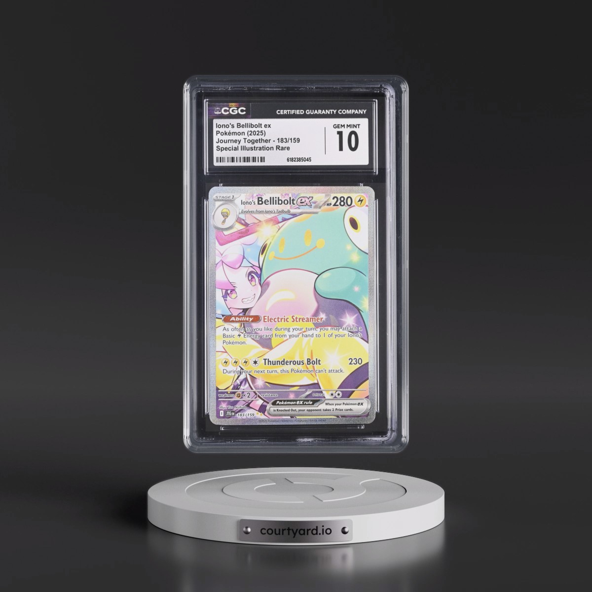 2024 Journey Together - JTG EN Iono's Bellibolt ex - Special Illustration Rare (Holo) #183/159 CGC 10