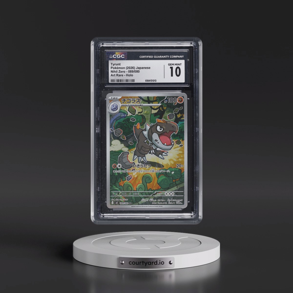 2026 Nihil Zero - M3 #089/080 Tyrunt - Art Rare Holo (CGC 10 GEM MINT)