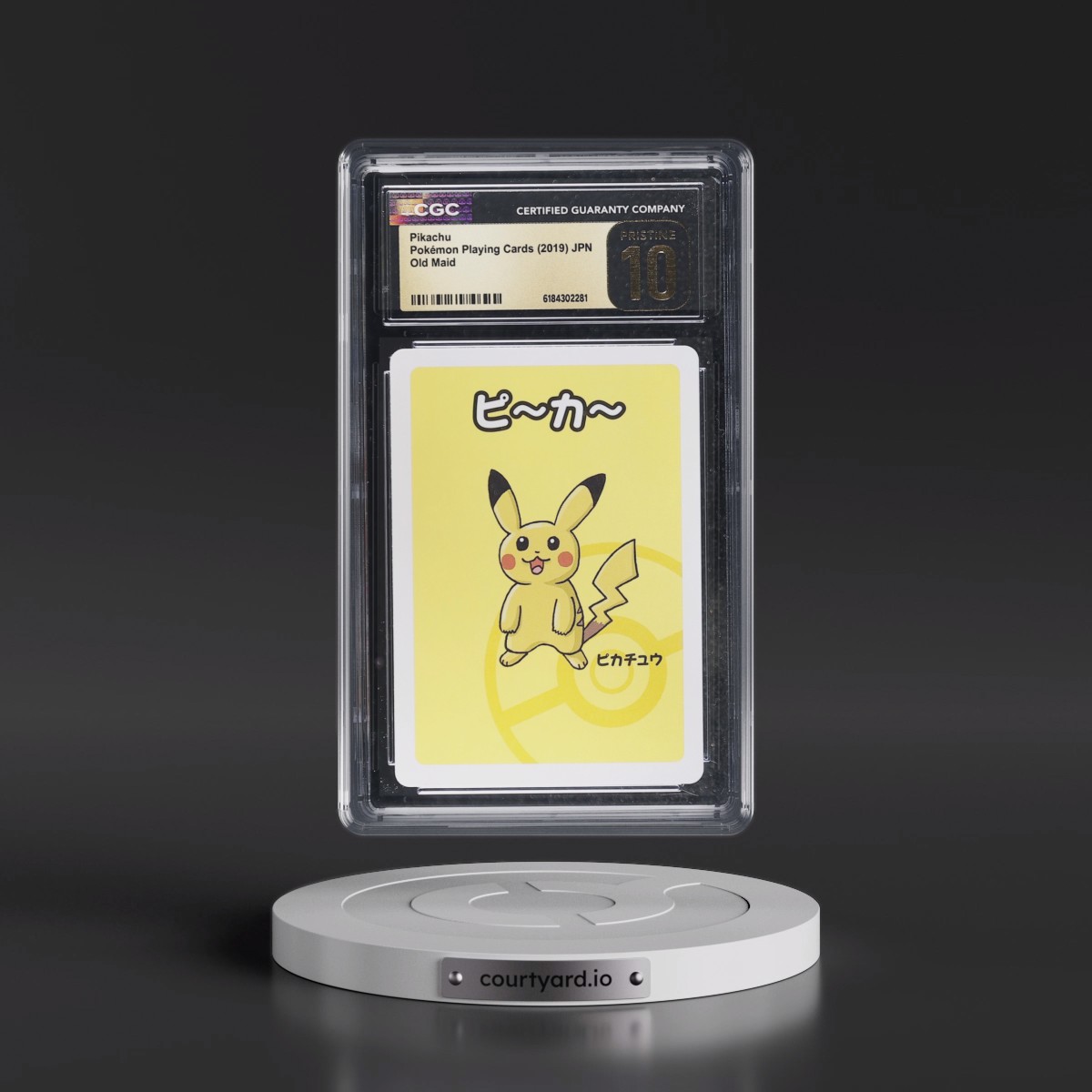 2019 Old Maid (Red Back) Pikachu CGC 10