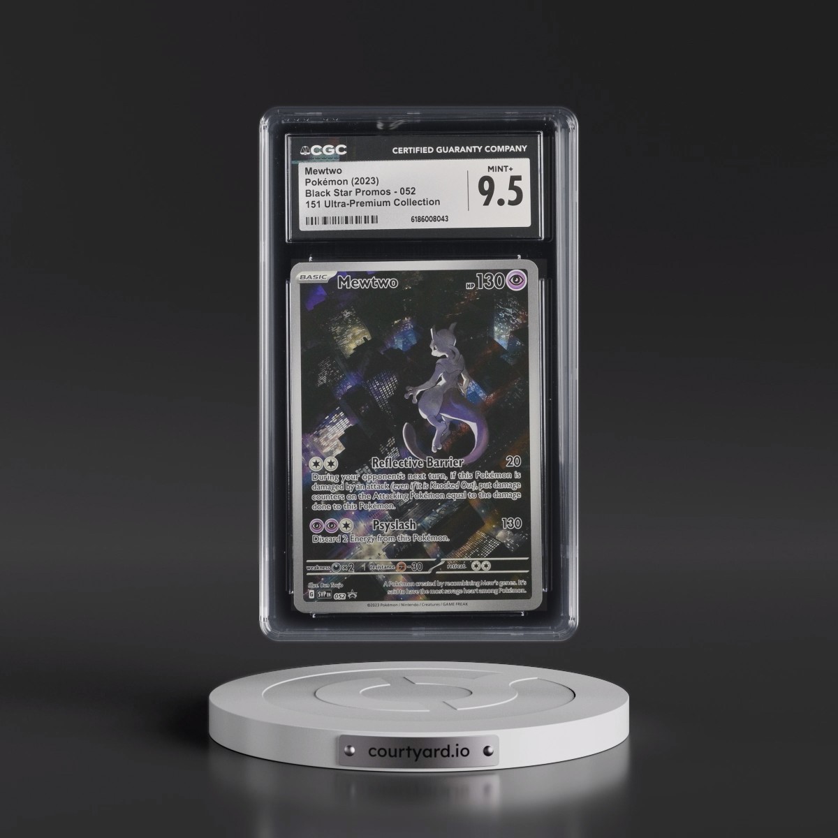2023 Black Star Promos - Scarlet & Violet SVPEN #052 Mewtwo - 151 Ultra-Premium Collection (Holo) (CGC 9.5 MINT+)