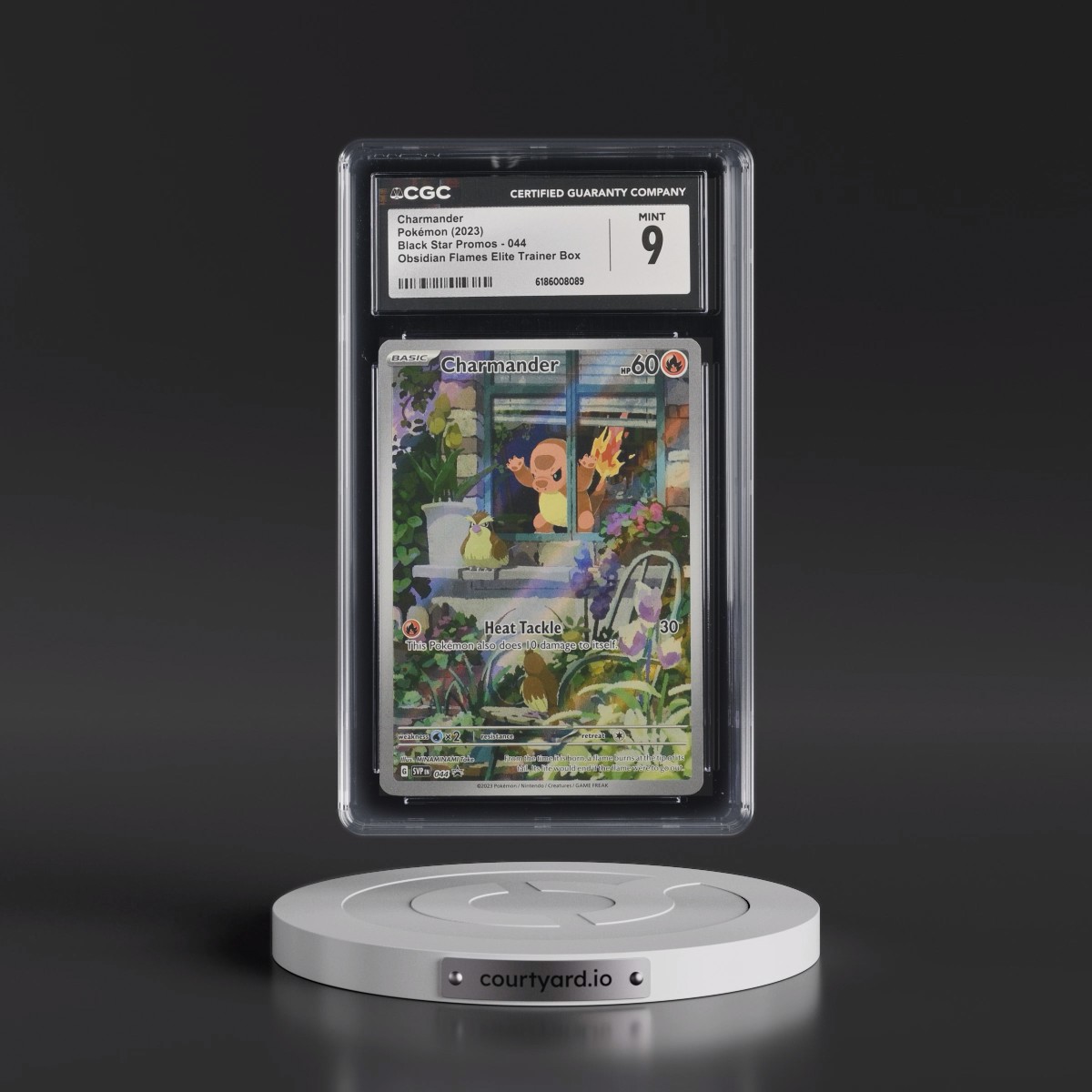 2023 Black Star Promos - Scarlet & Violet SVPEN #044 Charmander - Obsidian Flames Elite Trainer Box (Holo) (CGC 9 MINT)