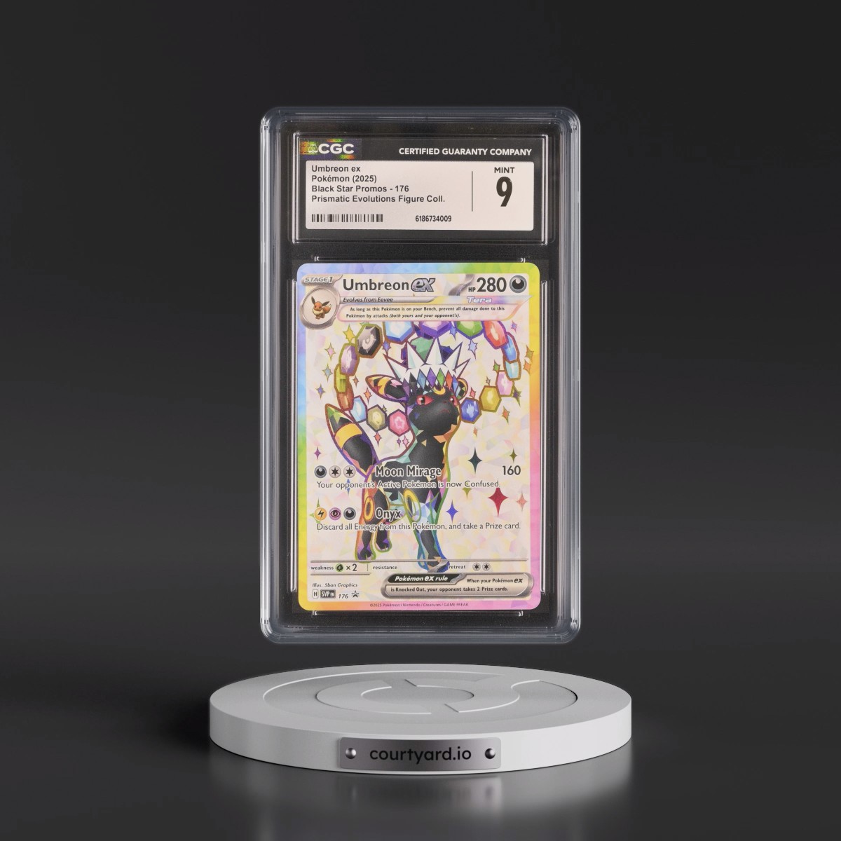2023 Black Star Promos - Scarlet & Violet SVP EN #176 Umbreon ex - Prismatic Evolutions Premium Figure Collection (Holo) (CGC 9 MINT)