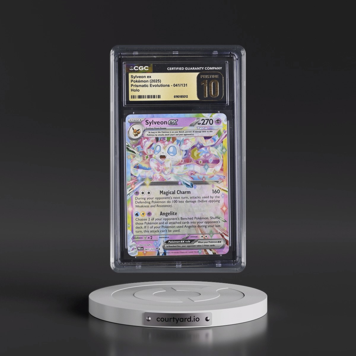 2024 Prismatic Evolutions - PRE EN #041/131 Sylveon ex - Holo (CGC 10 PRISTINE)