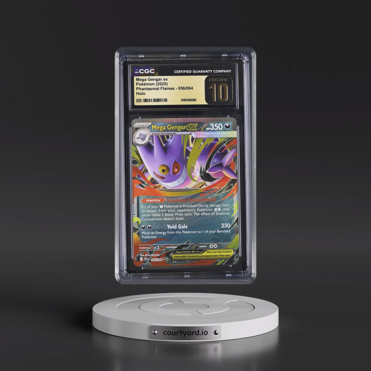 2025 Phantasmal Flames - PFL EN #056/094 Mega Gengar ex - Holo (CGC 10 PRISTINE)
