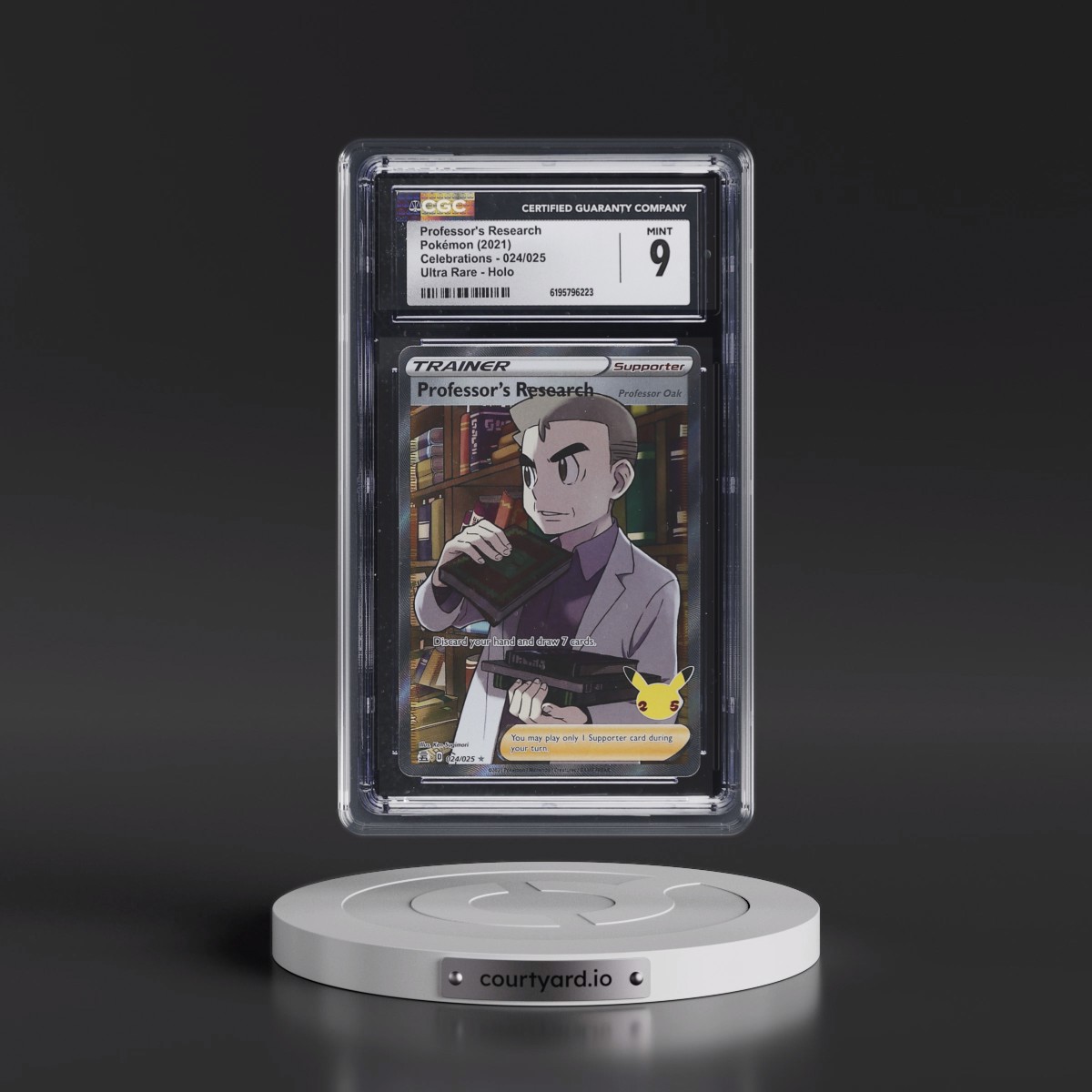 2021 Celebrations #024/025 Professor's Research - Ultra Rare Holo (CGC 9 MINT)