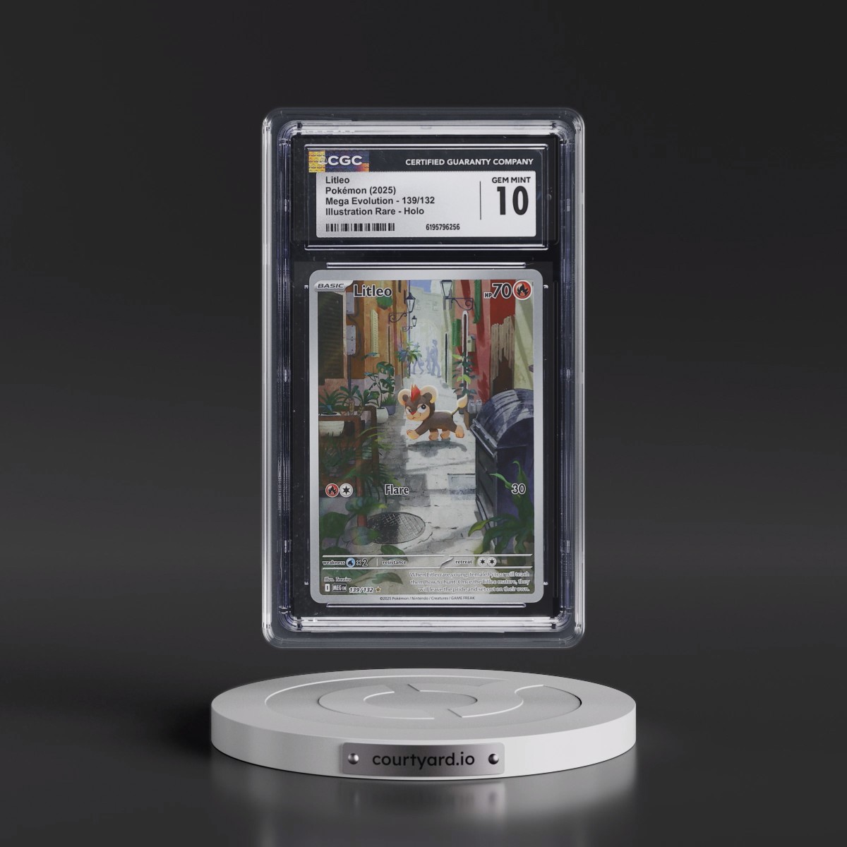 2025 Mega Evolution - MEG EN #139/132 Litleo - Illustration Rare Holo (CGC 10 GEM MINT)