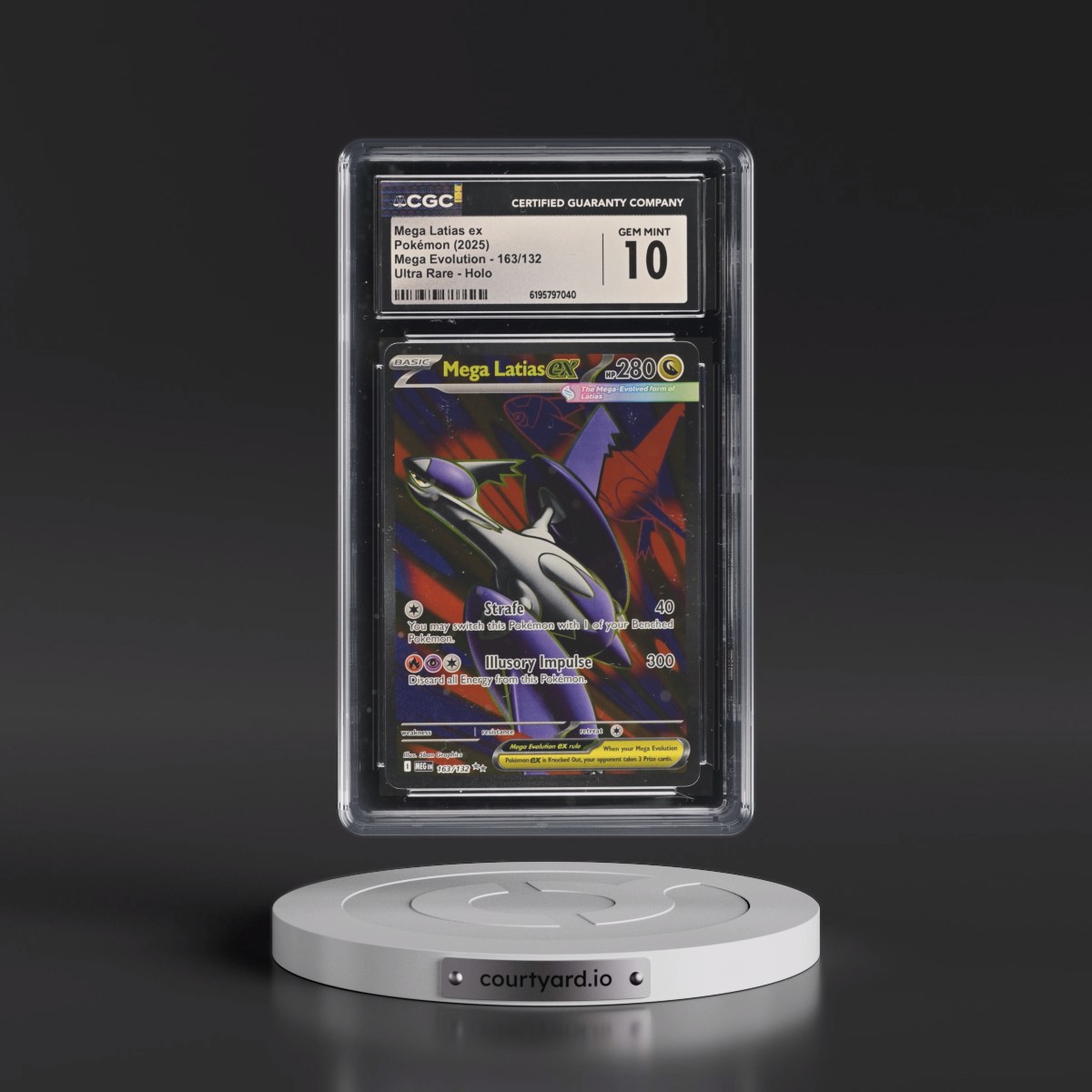 2025 Mega Evolution - MEG EN #163/132 Mega Latias ex - Ultra Rare Holo (CGC 10 GEM MINT)