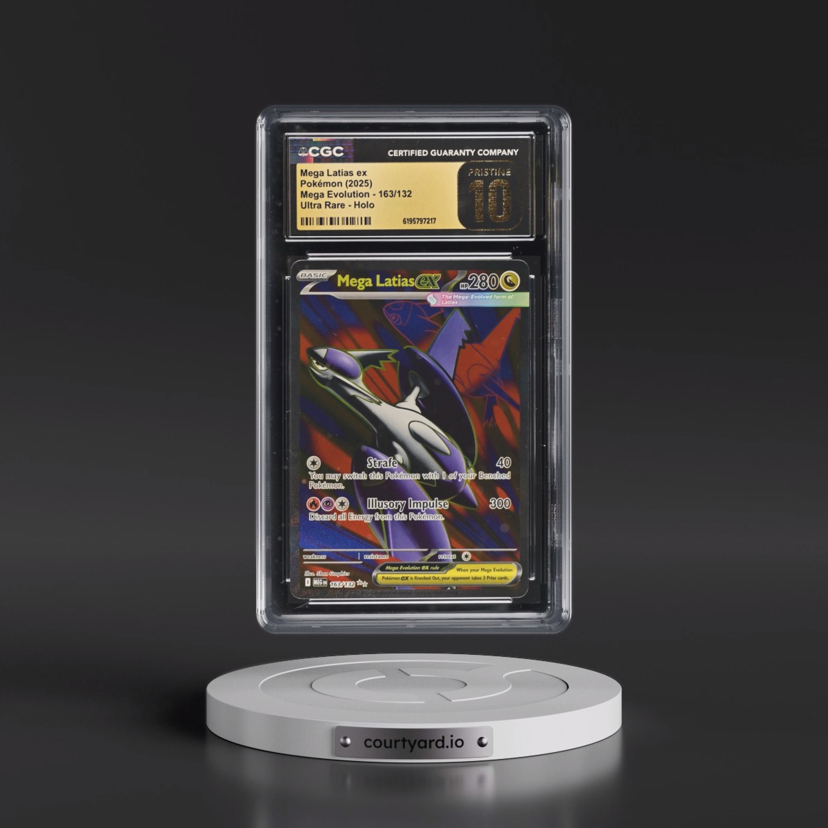 2025 Mega Evolution - MEG EN #163/132 Mega Latias ex - Ultra Rare Holo (CGC 10 PRISTINE)
