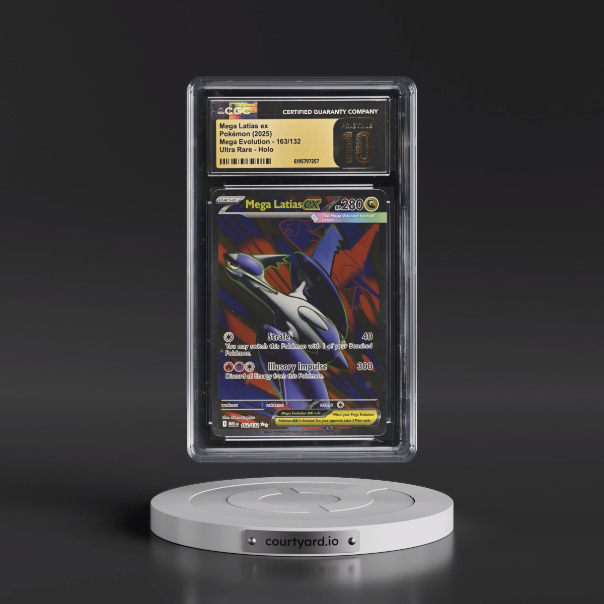 2025 Mega Evolution - MEG EN #163/132 Mega Latias ex - Ultra Rare Holo (CGC 10 PRISTINE)