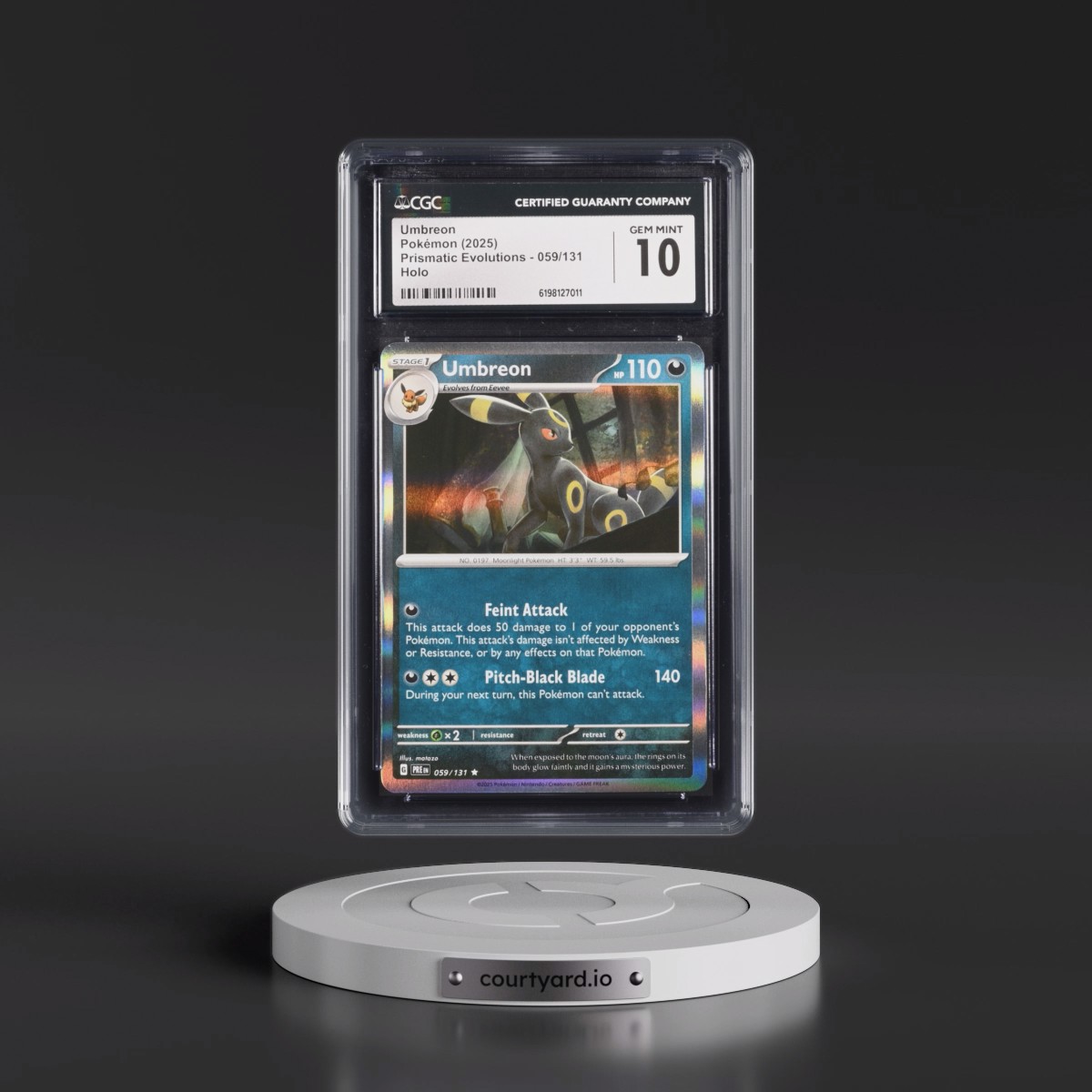 2024 Prismatic Evolutions - PRE EN #059/131 Umbreon - Holo (CGC 10 GEM MINT)