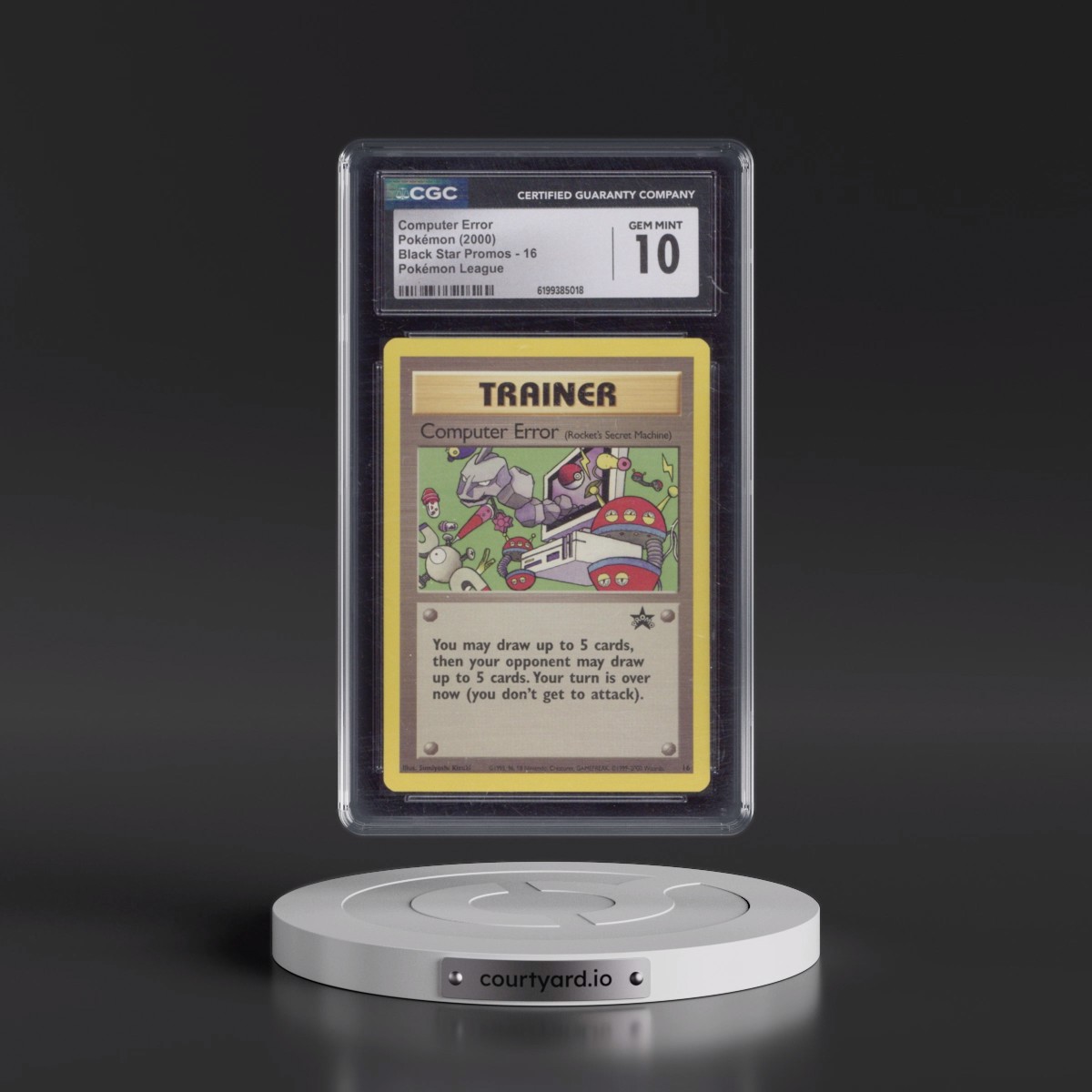 1999 Black Star Promos #16 Computer Error - Pokémon League (CGC 10 GEM MINT)