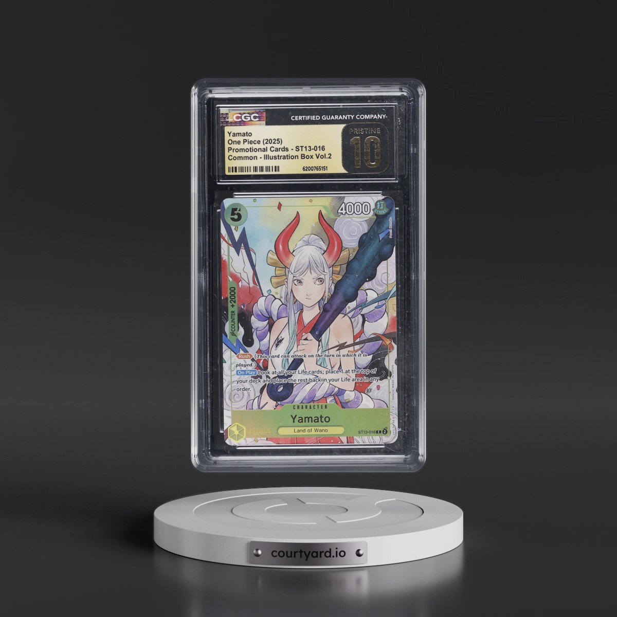 2022 Promotional Cards - English Yamato - Illustration Box Vol.2 (Borderless) #ST13-016 CGC 10