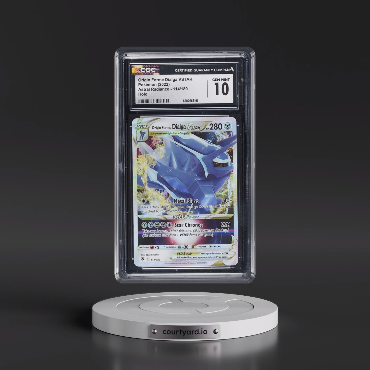 Astral Radiance #114/189 Origin Forme Dialga VSTAR - Holo (CGC 10 GEM MINT)