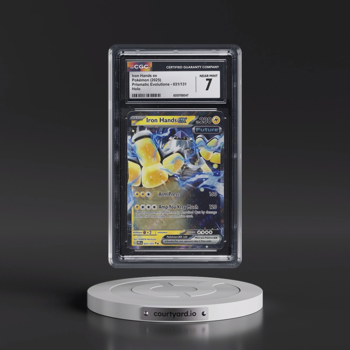 2024 Prismatic Evolutions - PRE EN Iron Hands ex - Holo #031/131 CGC 7