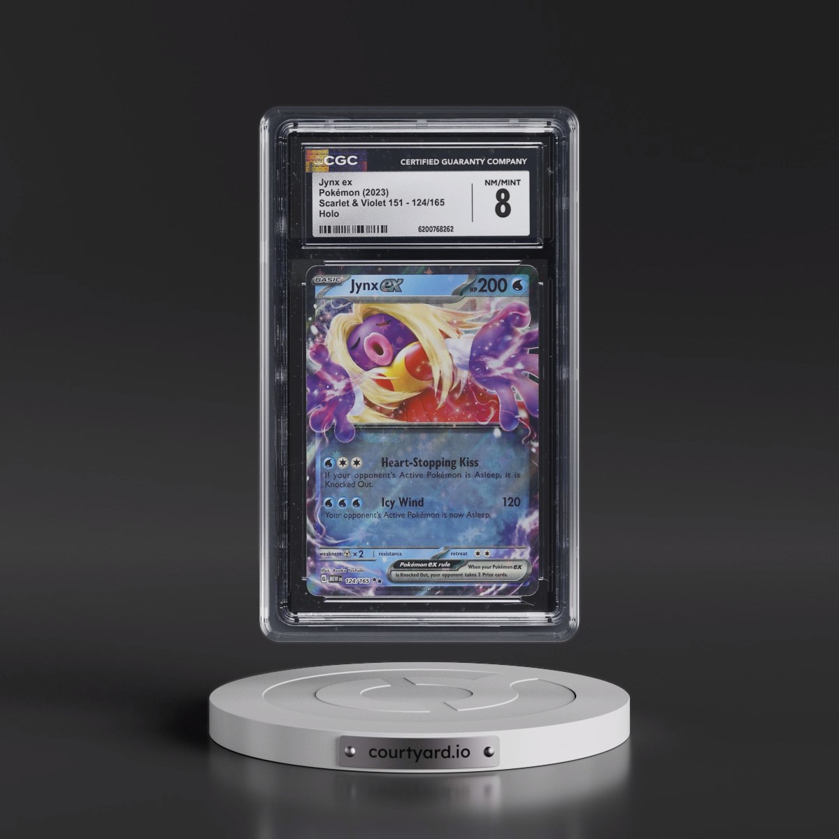 2023 Scarlet & Violet 151 - MEW EN Jynx ex - Holo #124/165 CGC 8