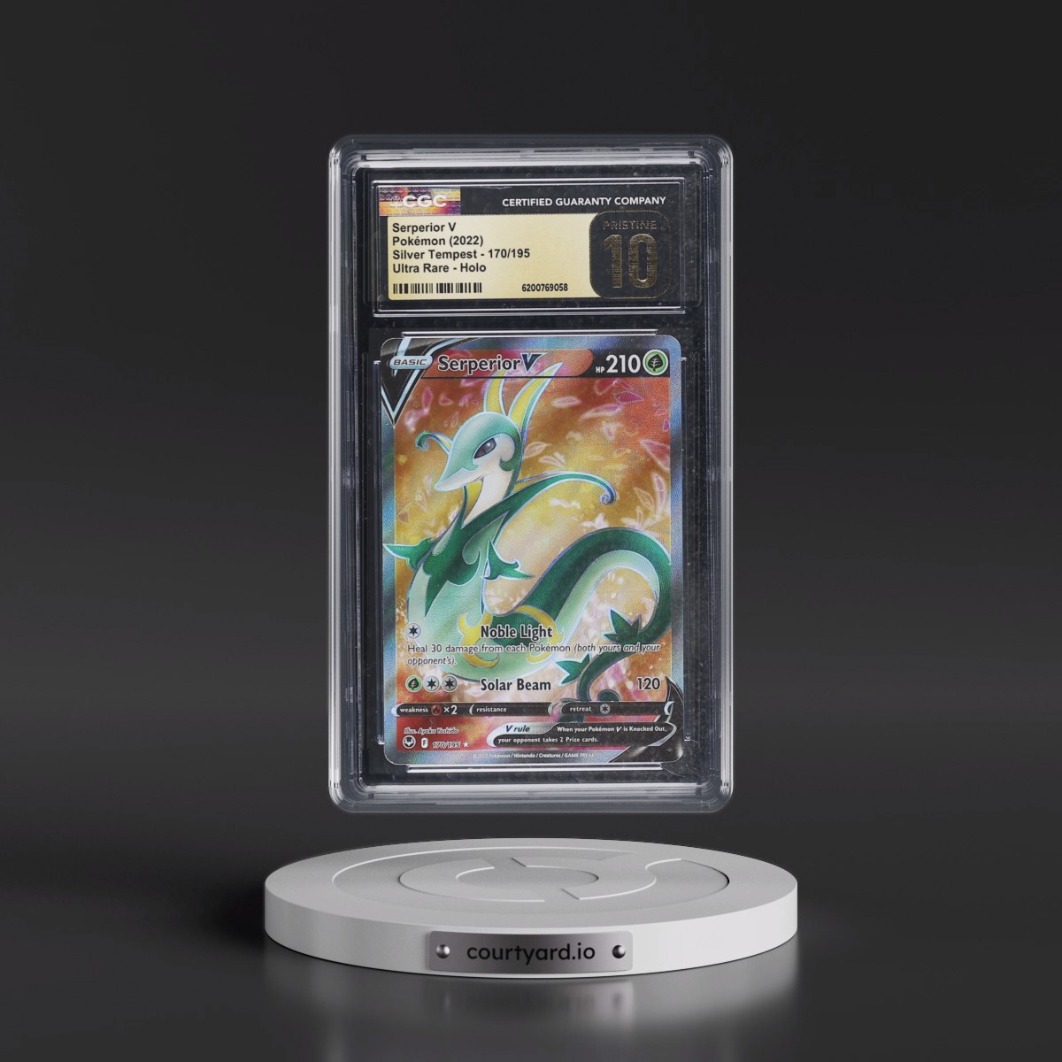 2022 Silver Tempest Serperior V - Ultra Rare Holo #170/195 CGC 10