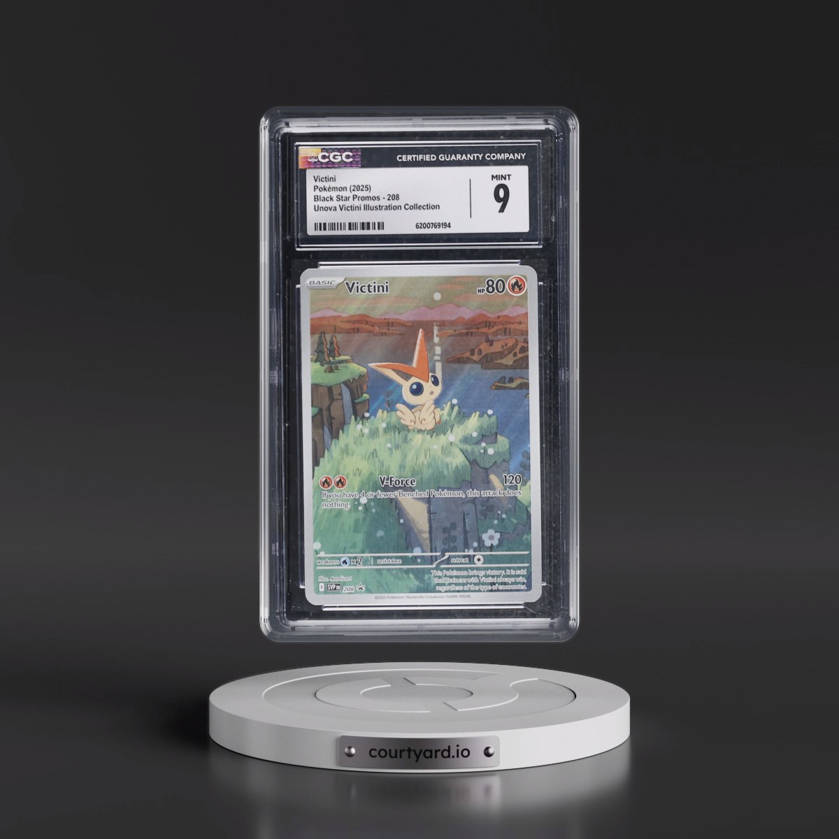 2023 Black Star Promos - Scarlet & Violet SVP EN #208 Victini - Unova Victini Illustration Collection (Holo) (CGC 9 MINT)