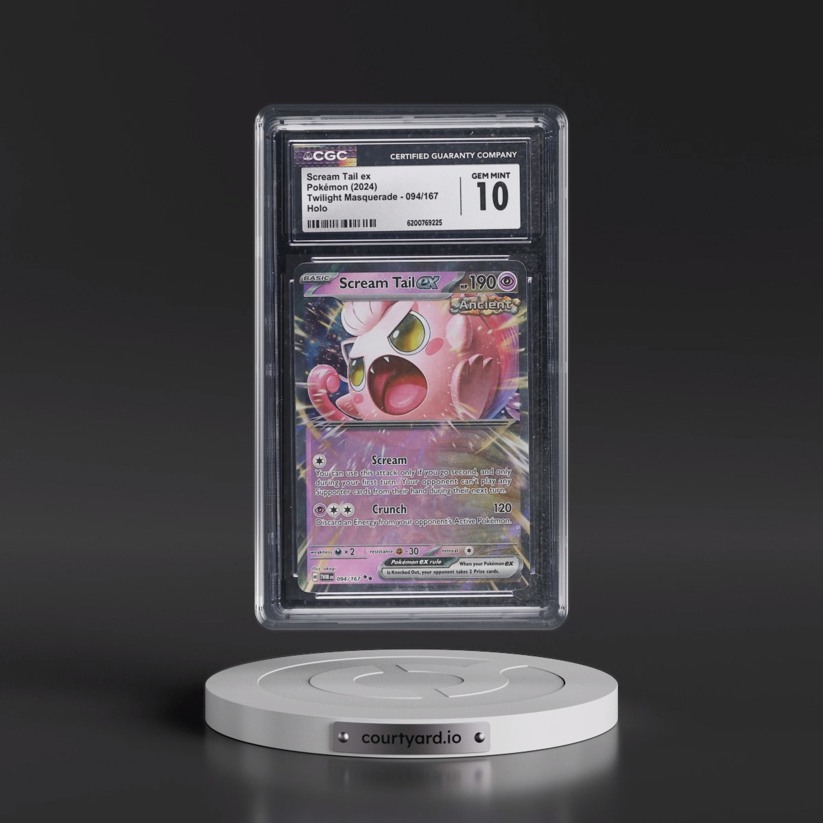 2024 Twilight Masquerade - TWM EN Scream Tail ex - Holo #094/167 CGC 10