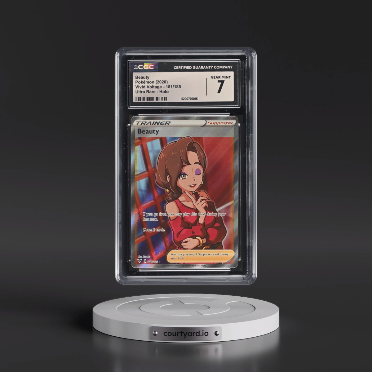 2020 Vivid Voltage #181/185 Beauty - Ultra Rare Holo (CGC 7 NM)
