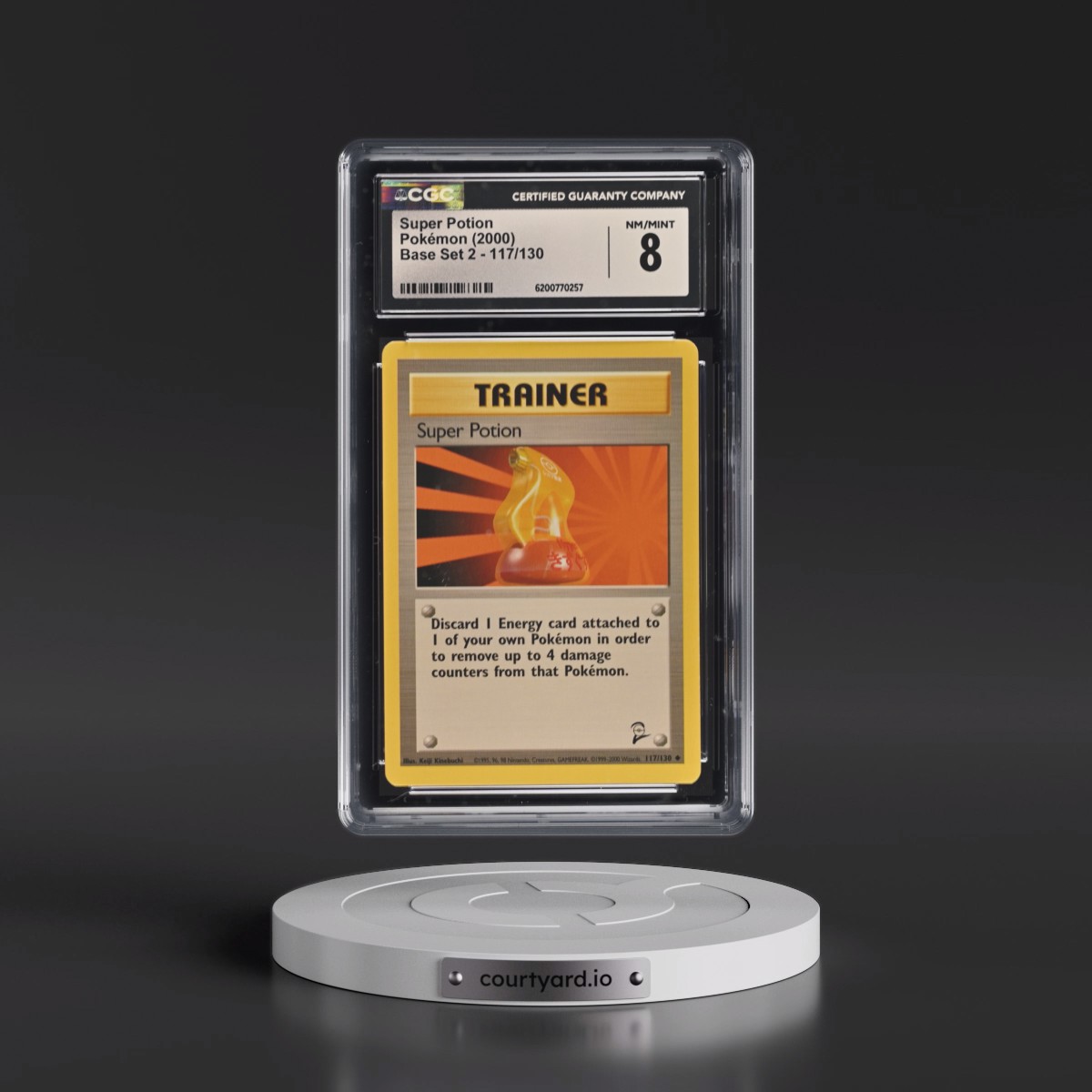 2000 Base Set 2 Super Potion #117/130 CGC 8