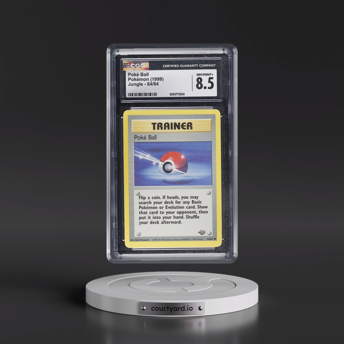 1999 Jungle #64/64 Poké Ball (CGC 8.5 NM-MT+)