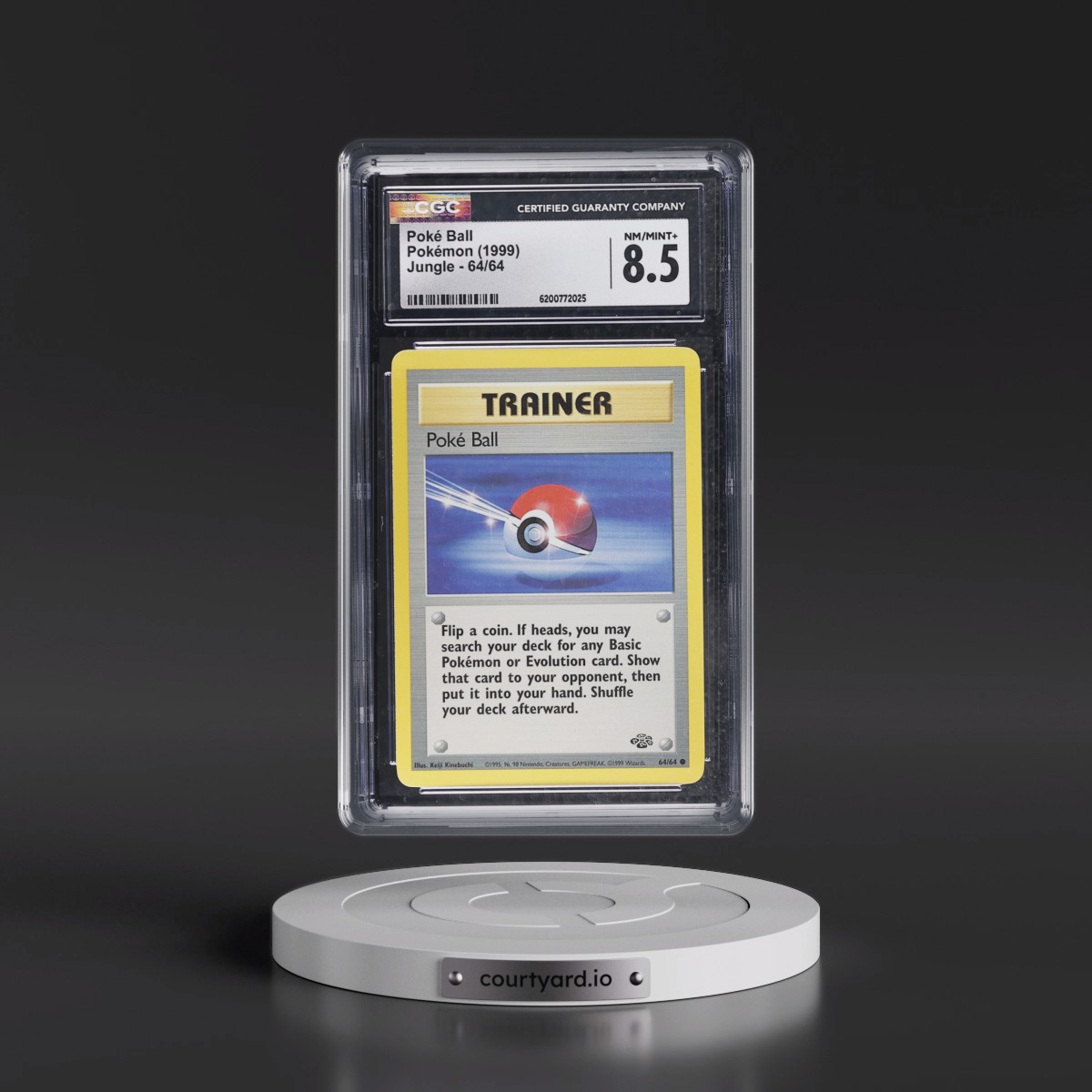 1999 Jungle #64/64 Poké Ball (CGC 8.5 NM-MT+)