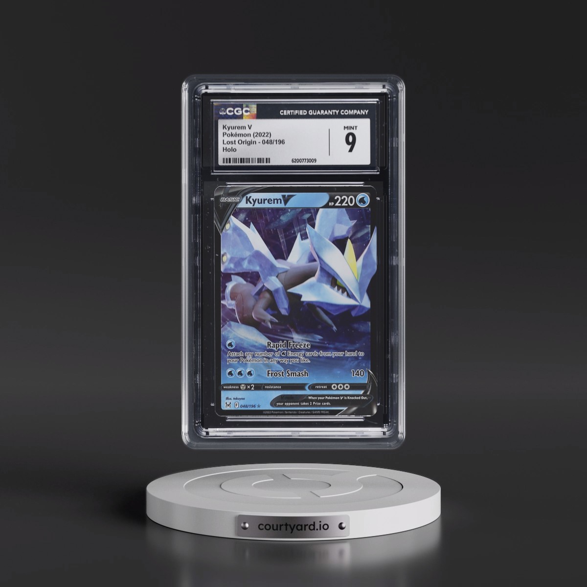 2022 Lost Origin #048/196 Kyurem V - Holo (CGC 9 MINT)