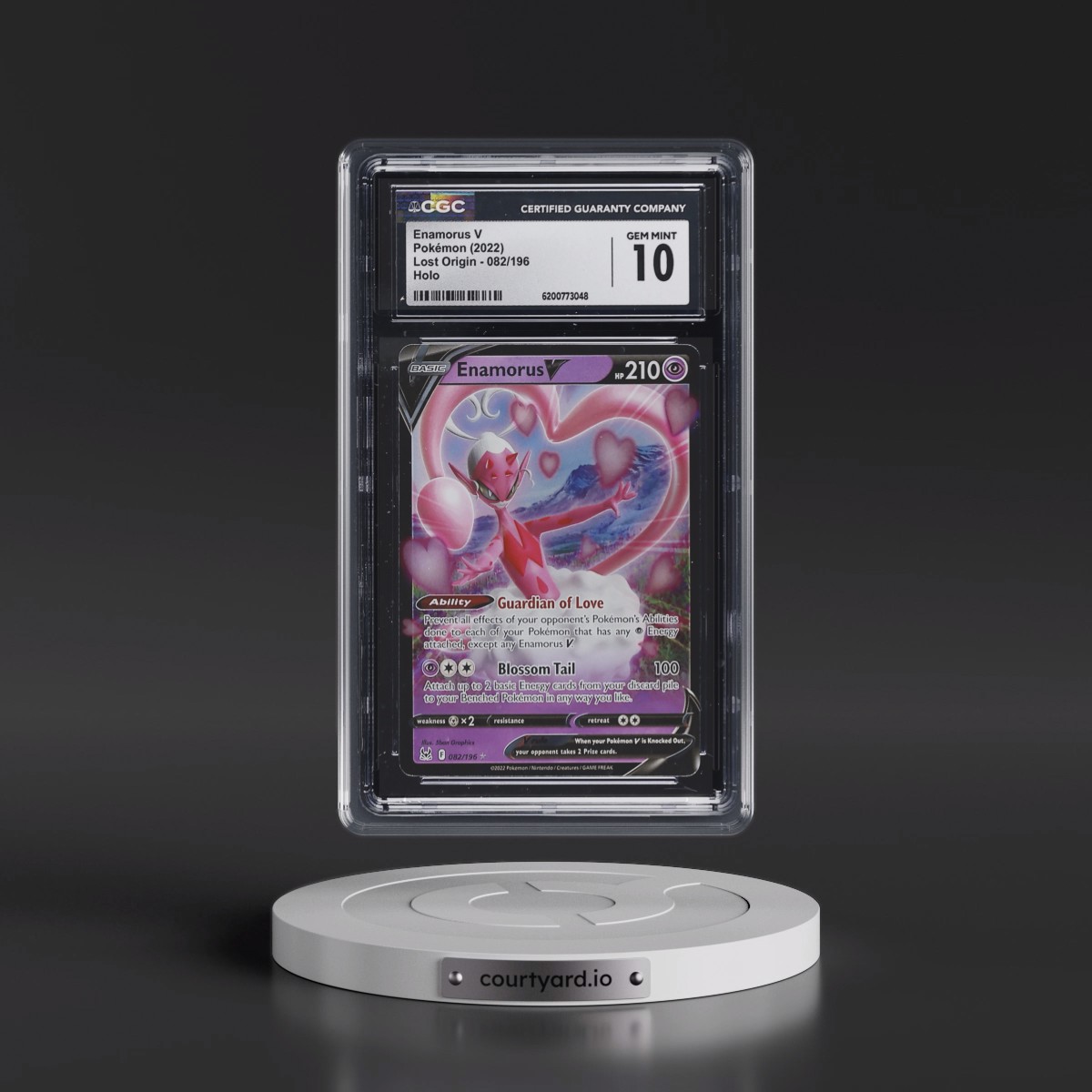 2022 Lost Origin Enamorus V - Holo #082/196 CGC 10