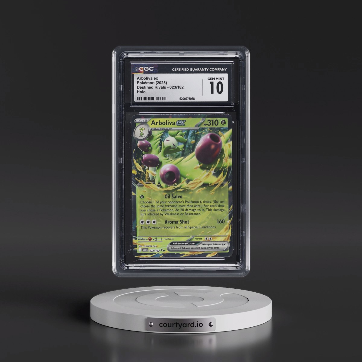 2025 Destined Rivals - DRI EN #023/182 Arboliva ex - Holo (CGC 10 GEM MINT)