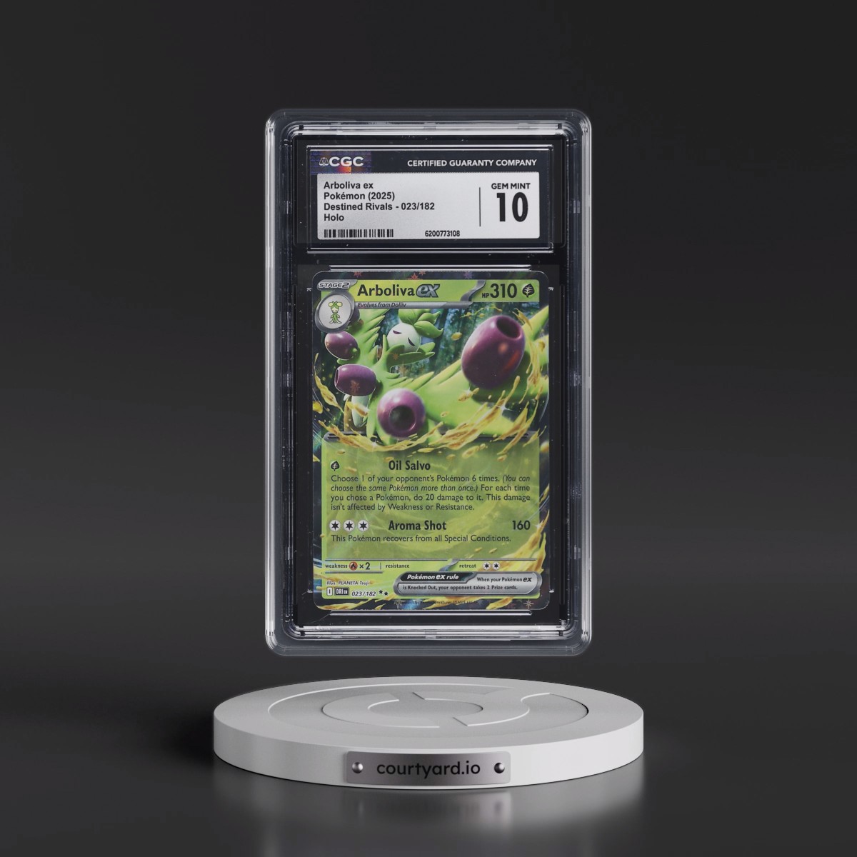 2025 Destined Rivals - DRI EN #023/182 Arboliva ex - Holo (CGC 10 GEM MINT)