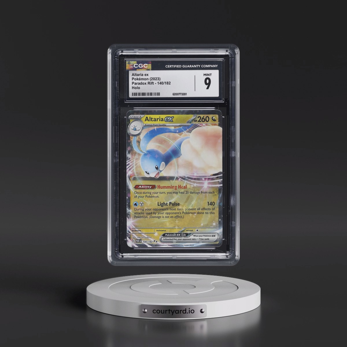 2023 Paradox Rift - PAR EN Altaria ex - Holo #140/182 CGC 9
