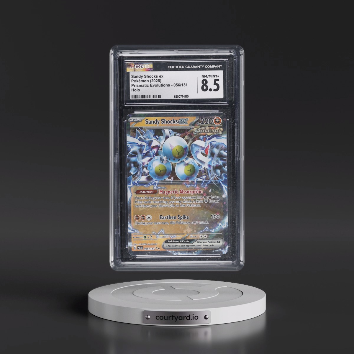 2024 Prismatic Evolutions - PRE EN Sandy Shocks ex - Holo #056/131 CGC 8.5