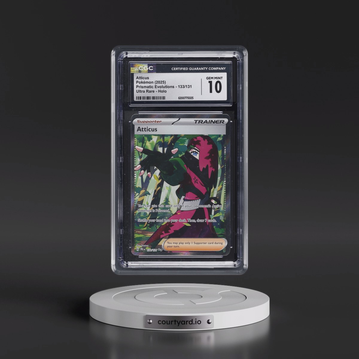 2024 Prismatic Evolutions - PRE EN #133/131 Atticus - Ultra Rare Holo (CGC 10 GEM MINT)