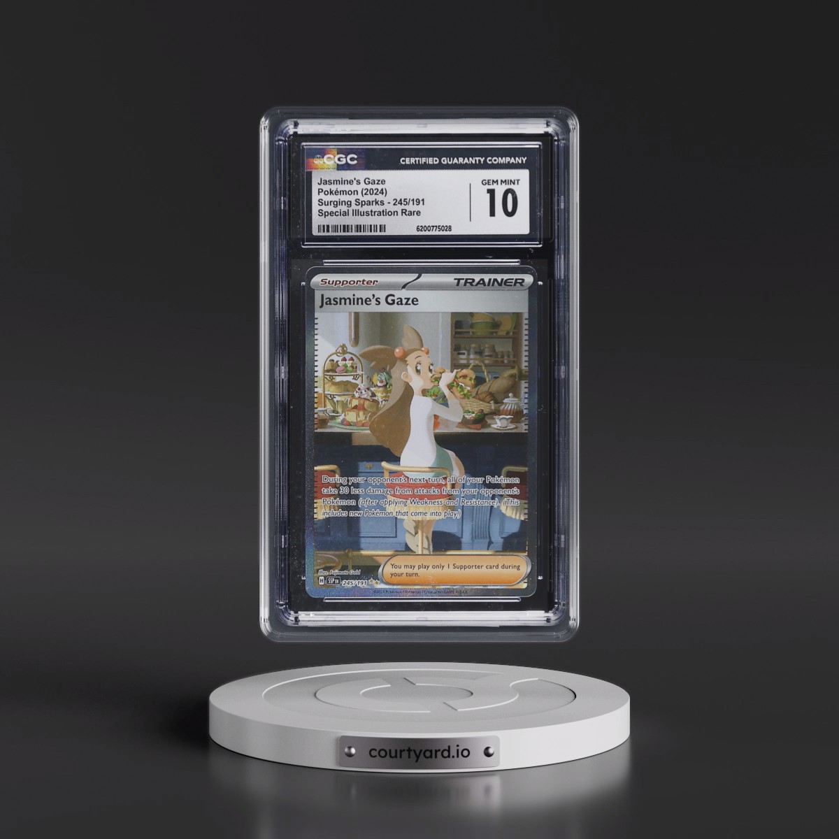 2024 Surging Sparks - SSP EN #245/191 Jasmine's Gaze - Special Illustration Rare (Holo) (CGC 10 GEM MINT)
