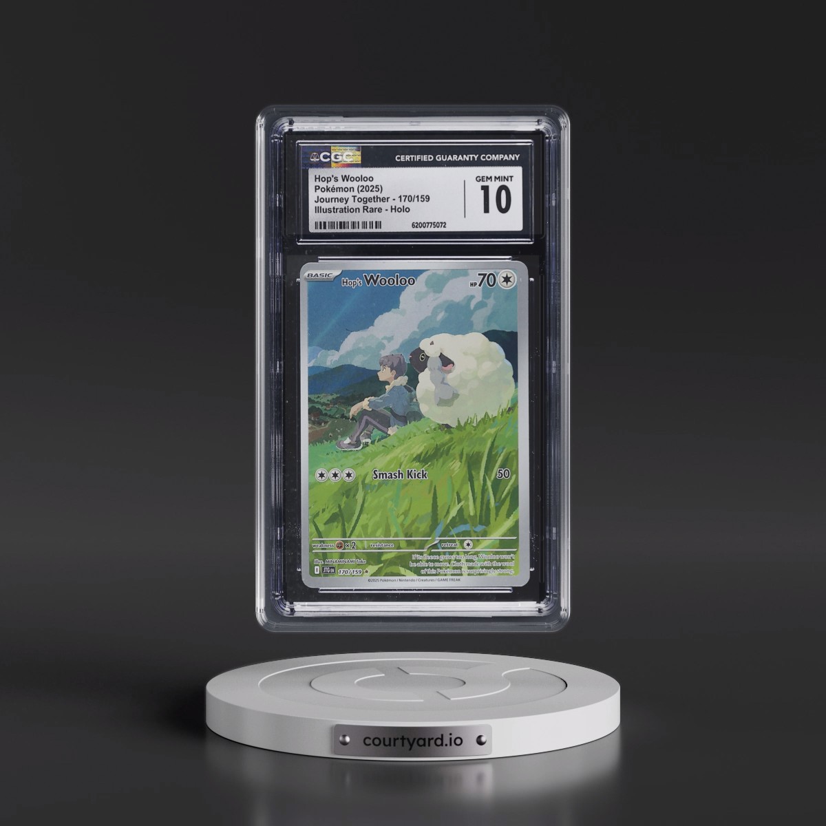 2024 Journey Together - JTG EN #170/159 Hop's Wooloo - Illustration Rare Holo (CGC 10 GEM MINT)
