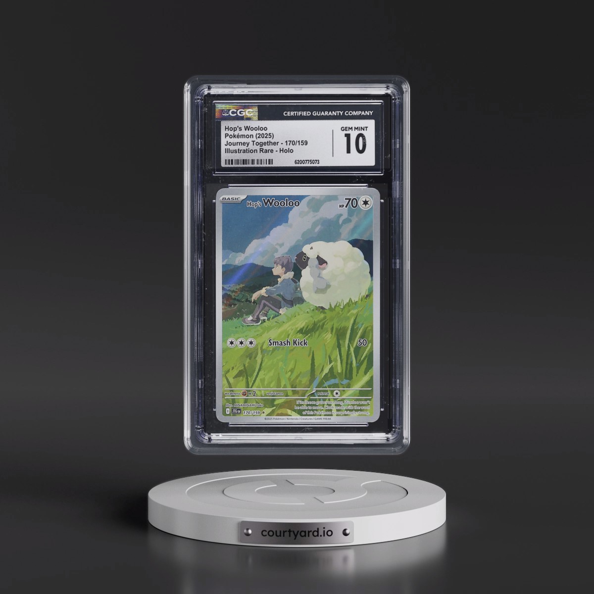 2024 Journey Together - JTG EN #170/159 Hop's Wooloo - Illustration Rare Holo (CGC 10 GEM MINT)