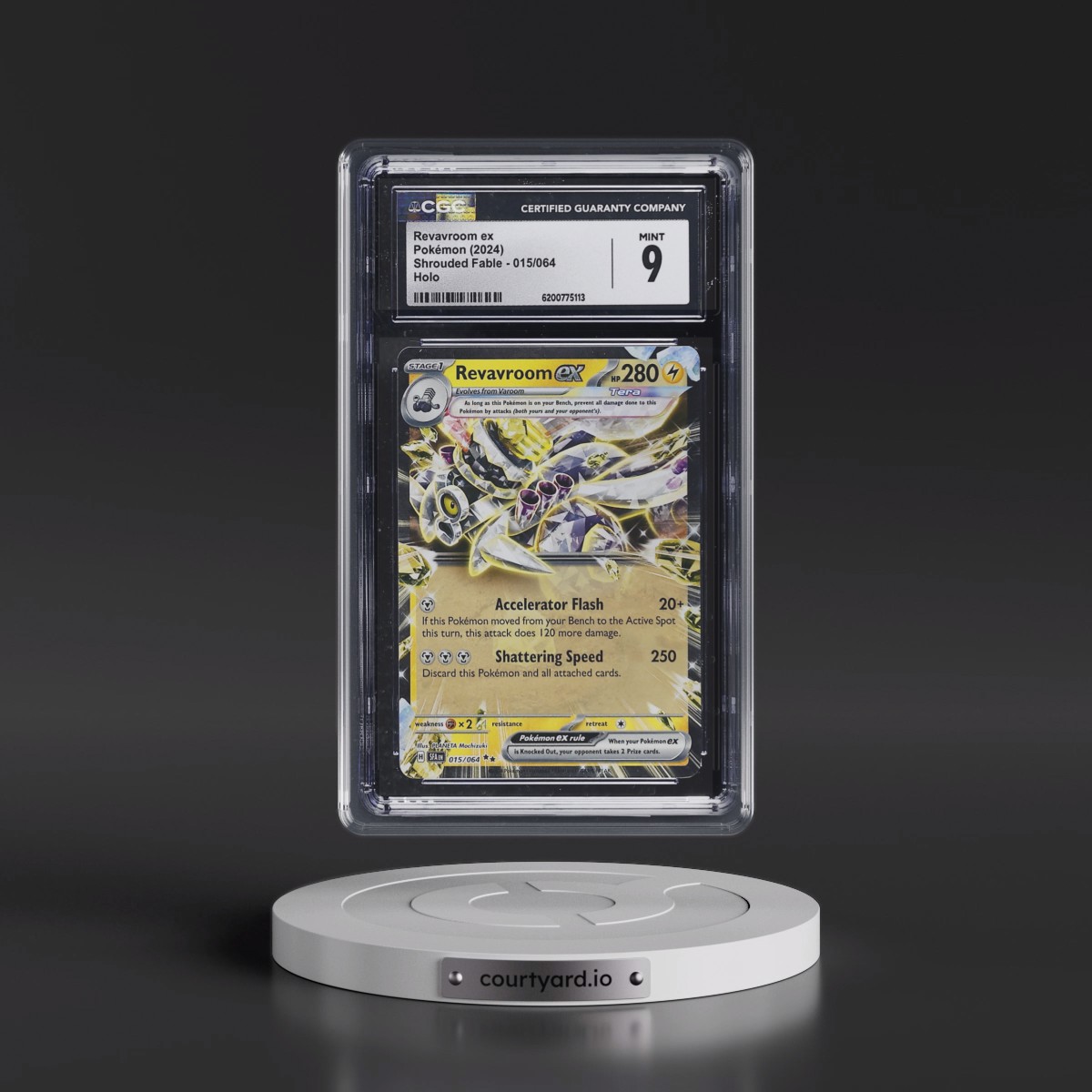 2023 Shrouded Fable - SFA EN #015/064 Revavroom ex - Holo (CGC 9 MINT)