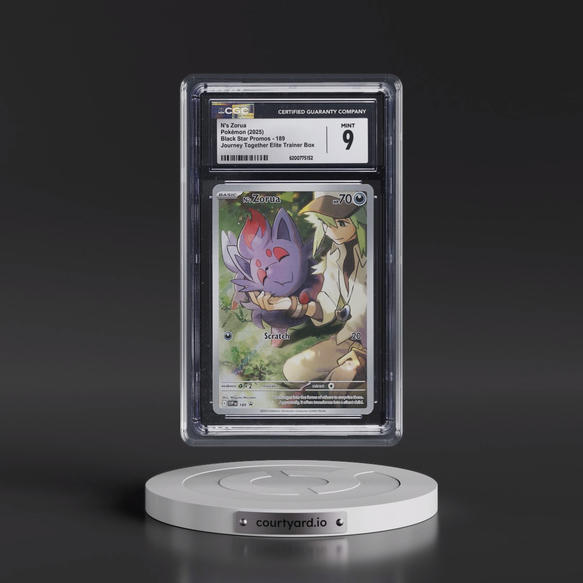 2023 Black Star Promos - Scarlet & Violet SVP EN #189 N's Zorua - Journey Together Elite Trainer Box (Holo) (CGC 9 MINT)