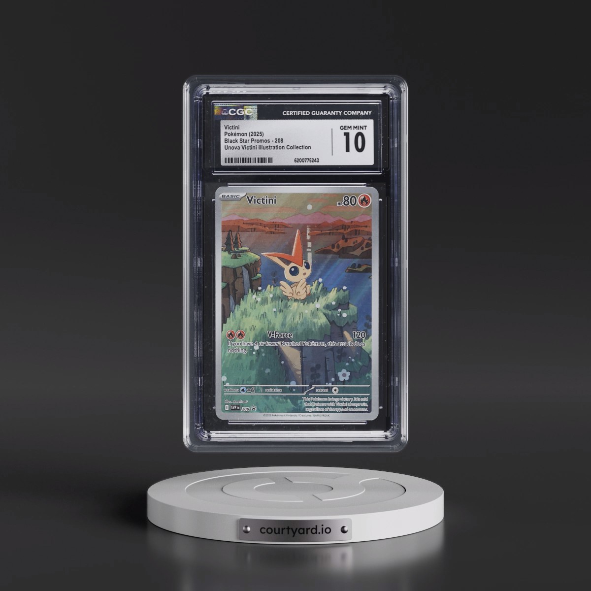 2023 Black Star Promos - Scarlet & Violet SVP EN #208 Victini - Unova Victini Illustration Collection (Holo) (CGC 10 GEM MINT)