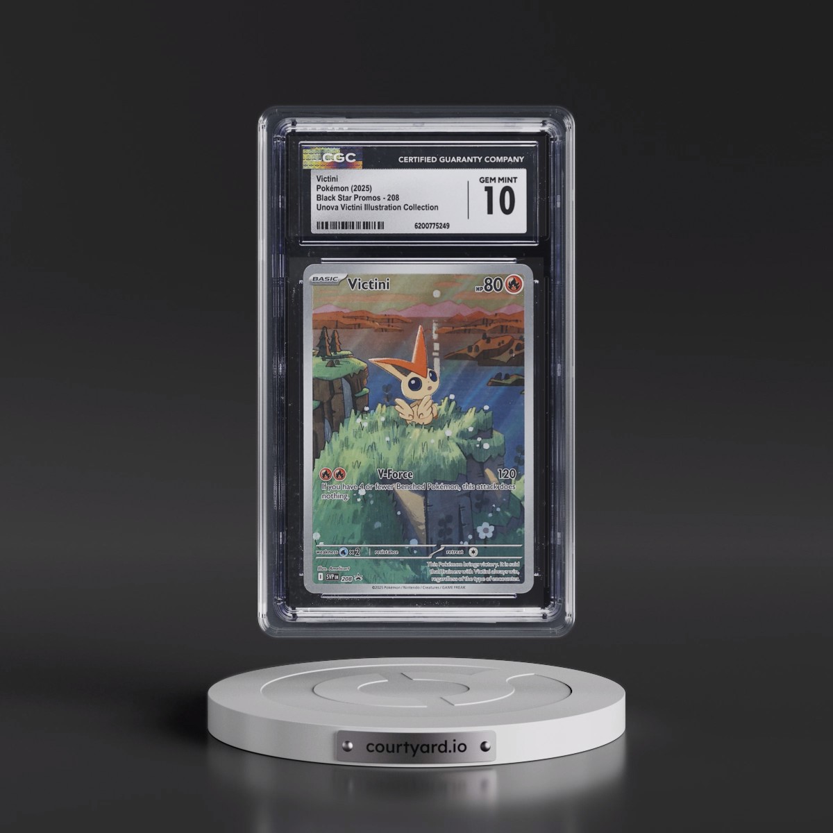 2023 Black Star Promos - Scarlet & Violet SVP EN #208 Victini - Unova Victini Illustration Collection (Holo) (CGC 10 GEM MINT)