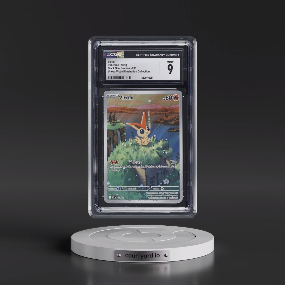2023 Black Star Promos - Scarlet & Violet SVP EN #208 Victini - Unova Victini Illustration Collection (Holo) (CGC 9 MINT)