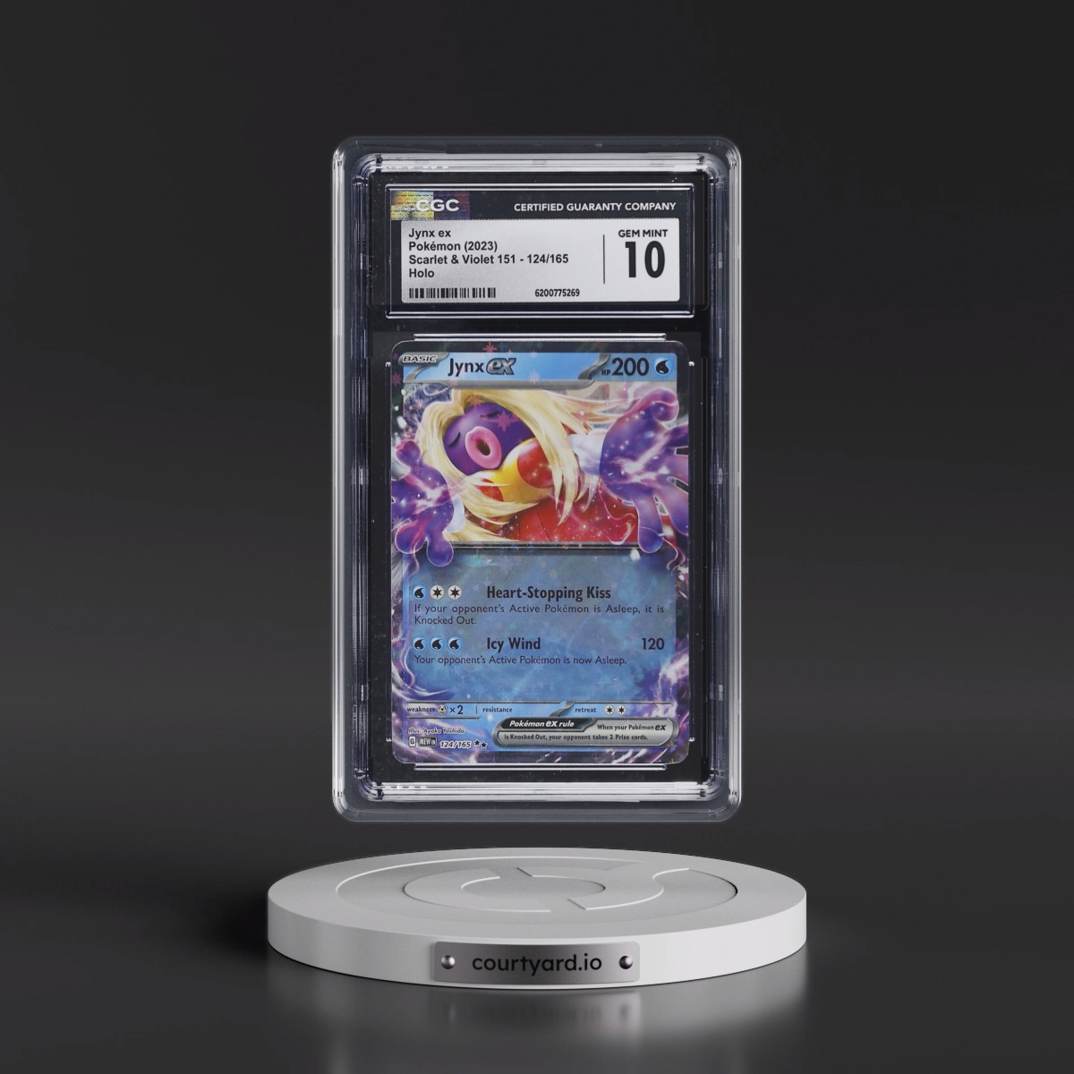 2023 Scarlet & Violet 151 - MEW EN #124/165 Jynx ex - Holo (CGC 10 GEM MINT)
