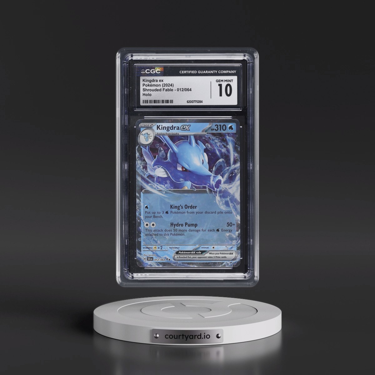 2023 Shrouded Fable - SFA EN #012/064 Kingdra ex - Holo (CGC 10 GEM MINT)