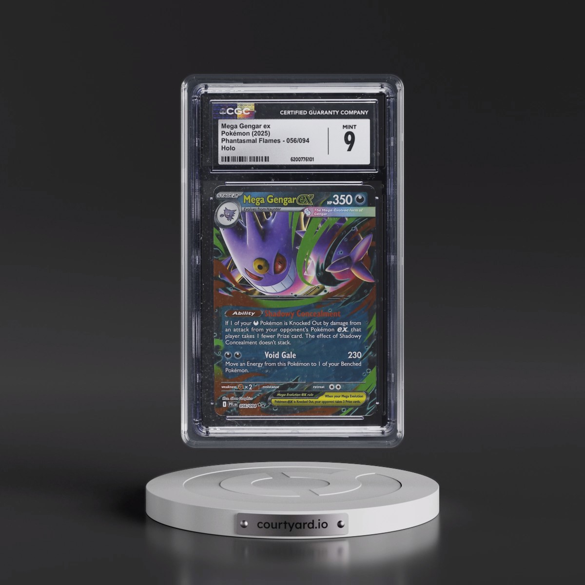 2025 Phantasmal Flames - PFL EN #056/094 Mega Gengar ex - Holo (CGC 9 MINT)