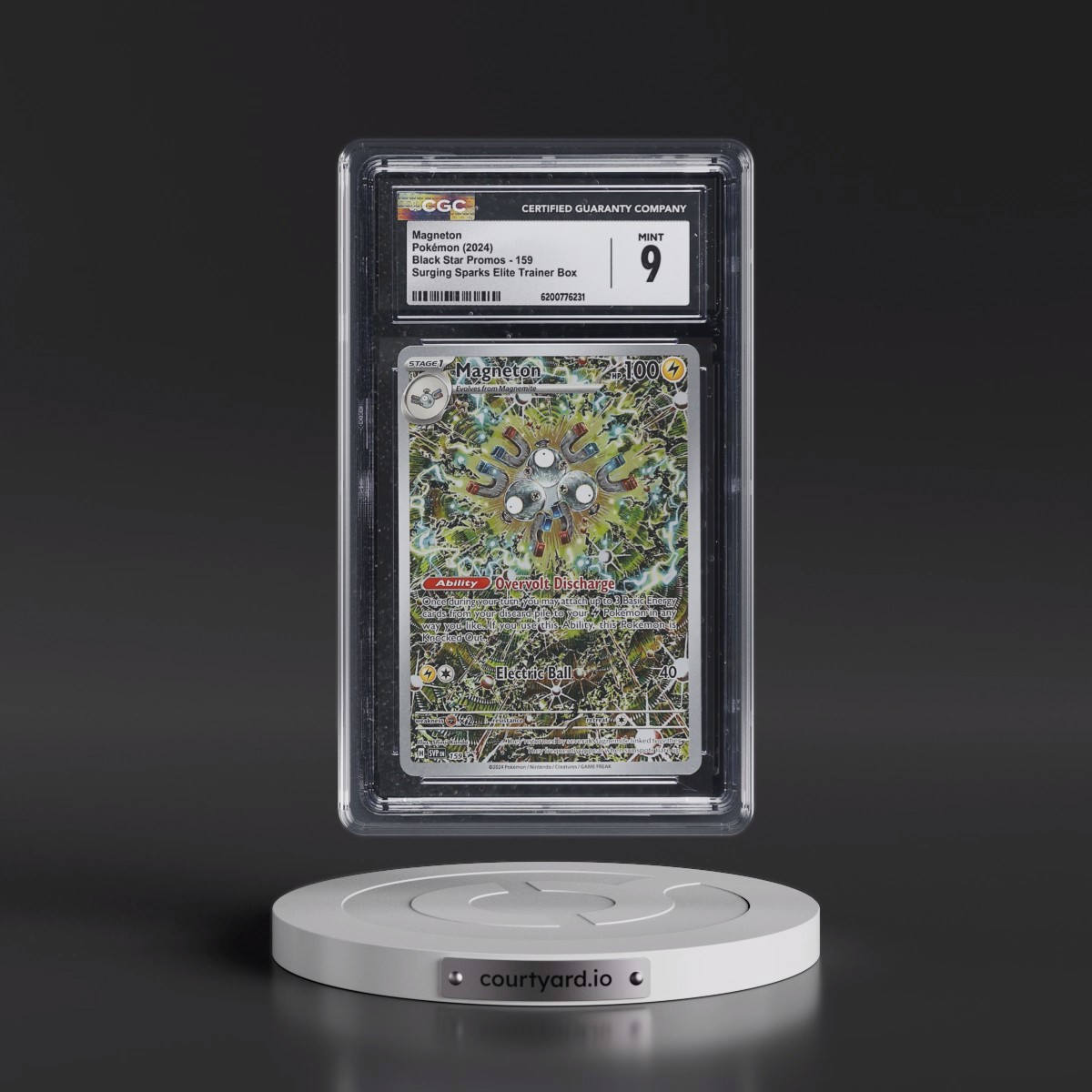 2023 Black Star Promos - Scarlet & Violet SVP EN #159 Magneton - Surging Sparks Elite Trainer Box (Holo) (CGC 9 MINT)
