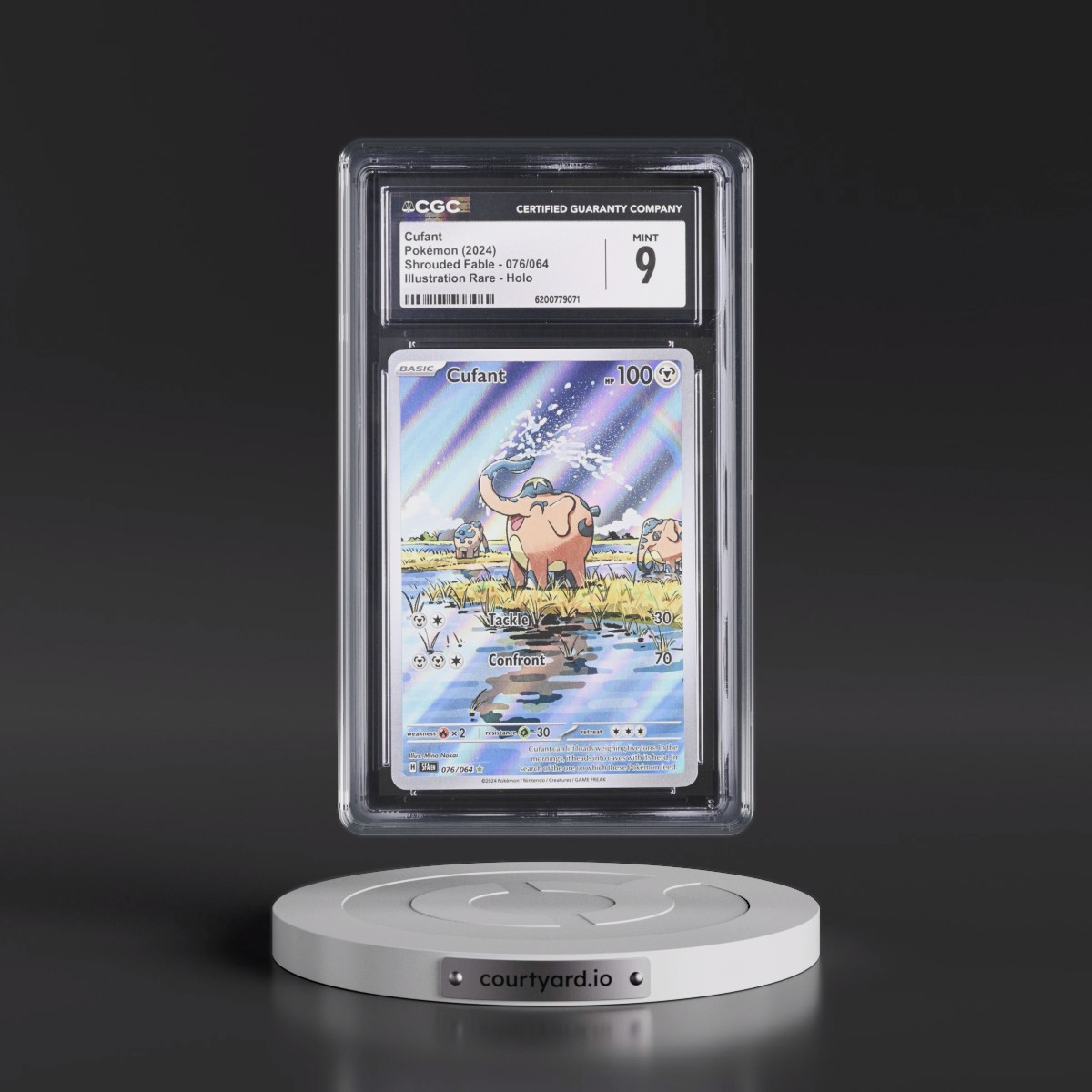 2023 Shrouded Fable - SFA EN #076/064 Cufant - Illustration Rare Holo (CGC 9 MINT)