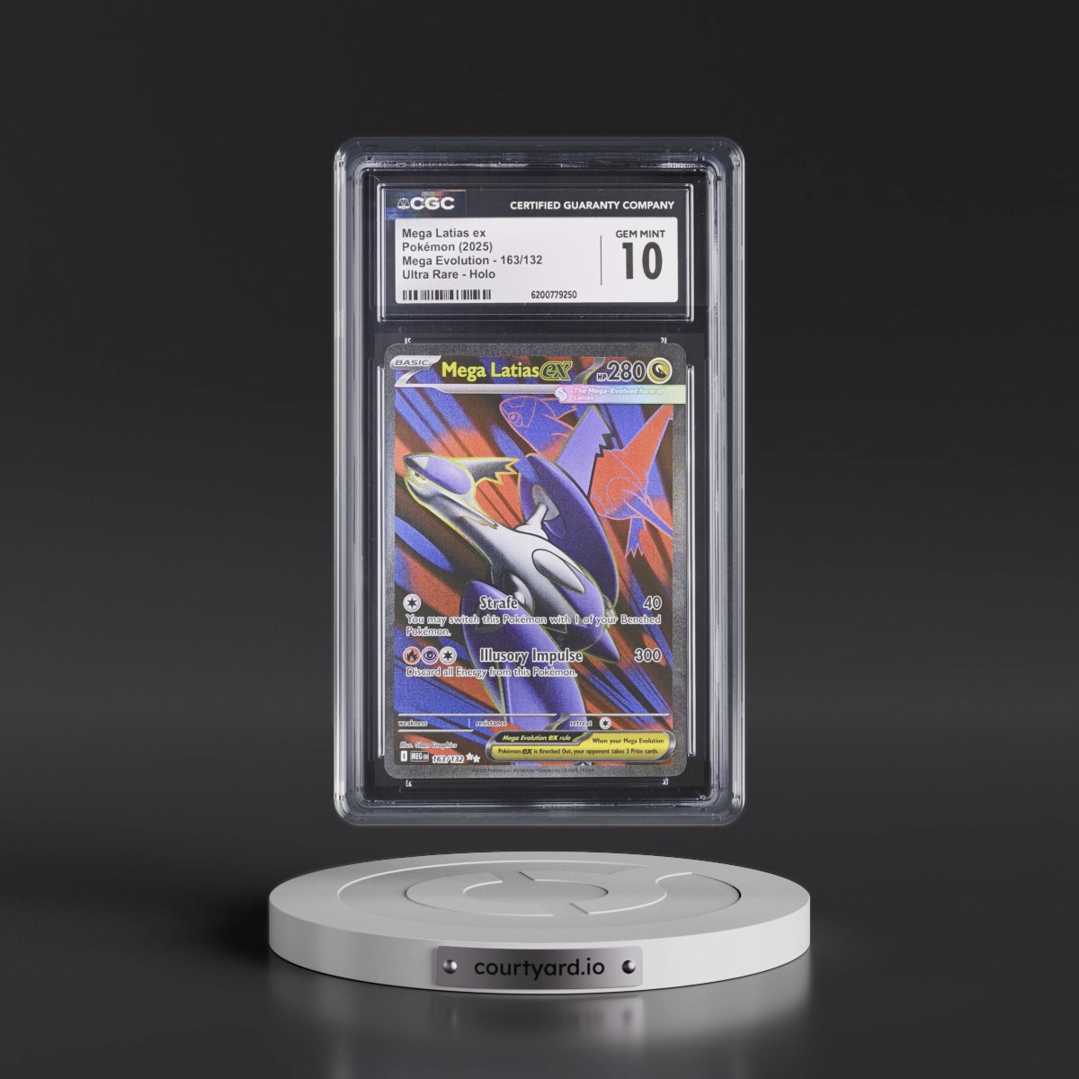2025 Mega Evolution - MEG EN #163/132 Mega Latias ex - Ultra Rare Holo (CGC 10 GEM MINT)
