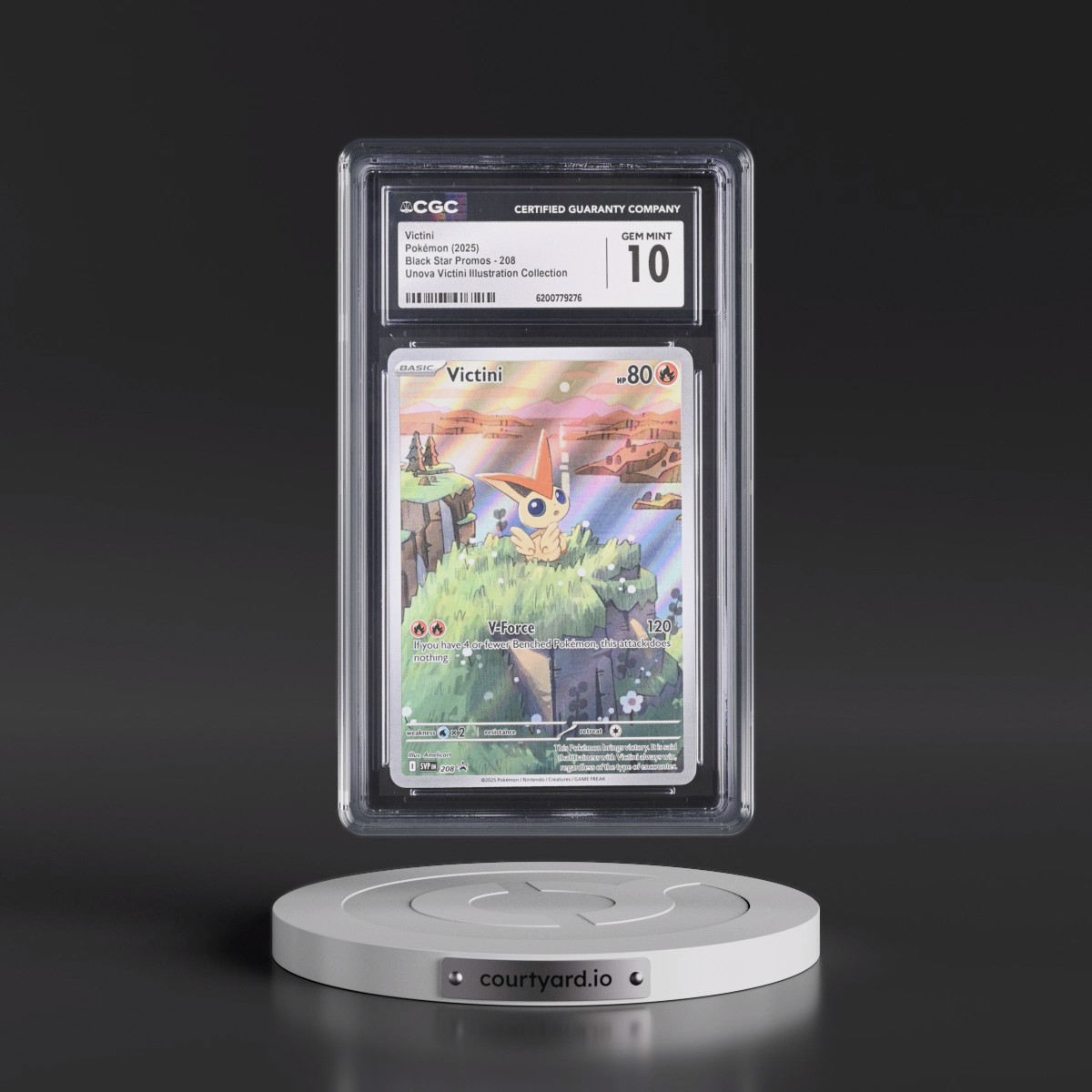 2023 Black Star Promos - Scarlet & Violet SVP EN #208 Victini - Unova Victini Illustration Collection (Holo) (CGC 10 GEM MINT)