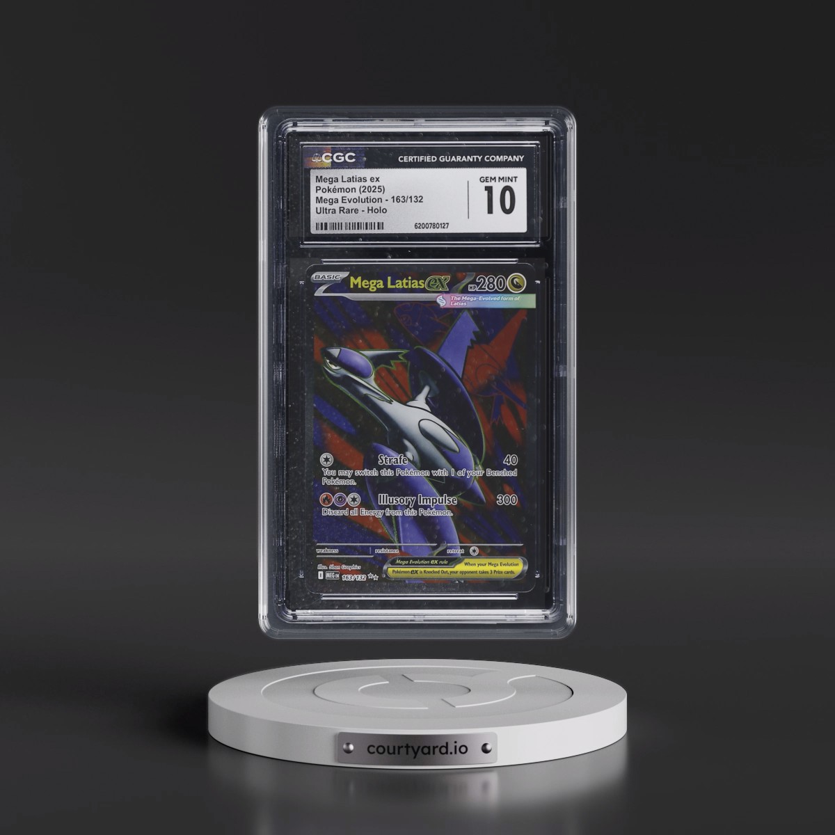 2025 Mega Evolution - MEG EN #163/132 Mega Latias ex - Ultra Rare Holo (CGC 10 GEM MINT)